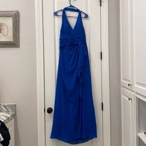Blue bridesmaid dress